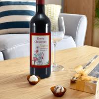 Personalised Me to You Christmas Presents Red Wine Extra Image 1 Preview